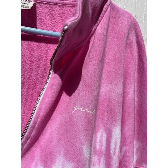 Victoria's Secret Pink Y2K Hoodie Women L Tie Dye Hoodie Hippie Boho - Picture 3 of 12